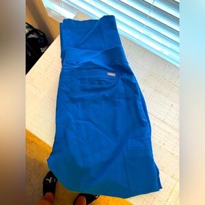 Large figs royal blue scrub pants